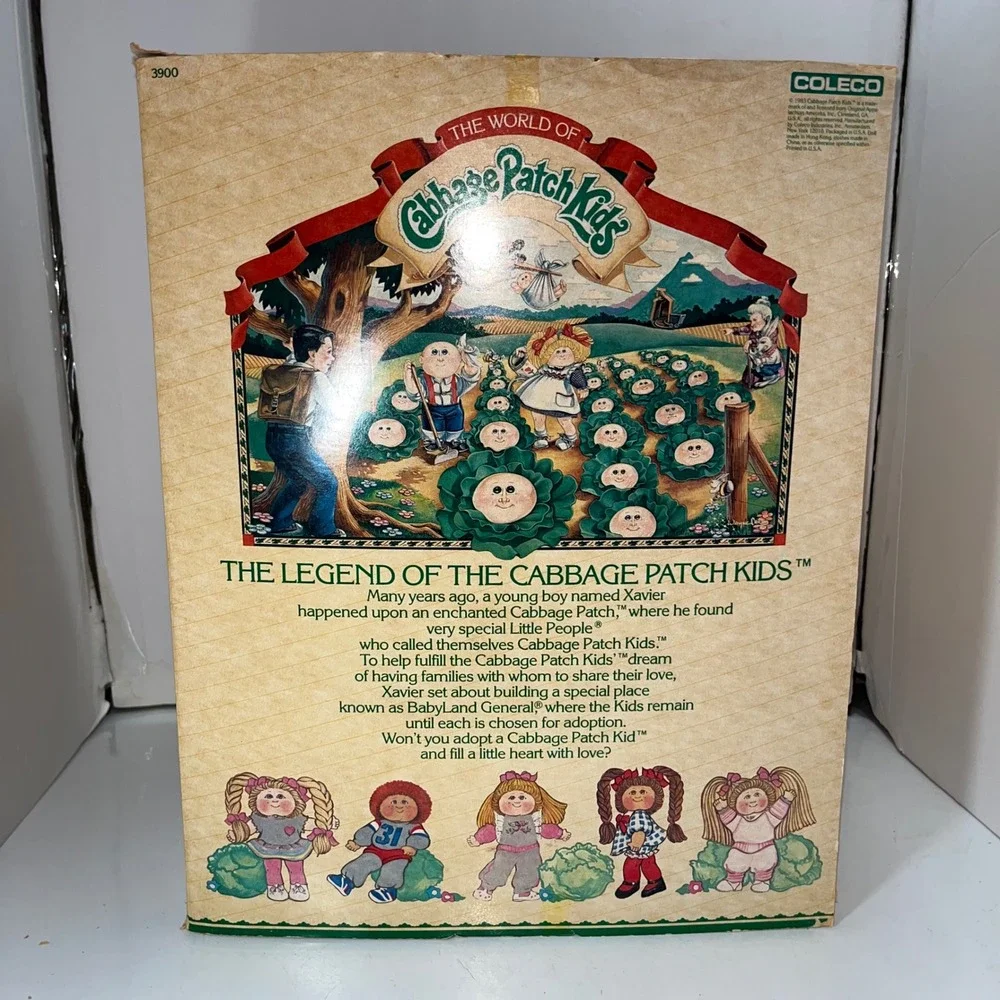 Vintage 1983 Cabbage Patch Kids Doll Coleco Meyer Lincoln Auburn Hair Brown Eyes